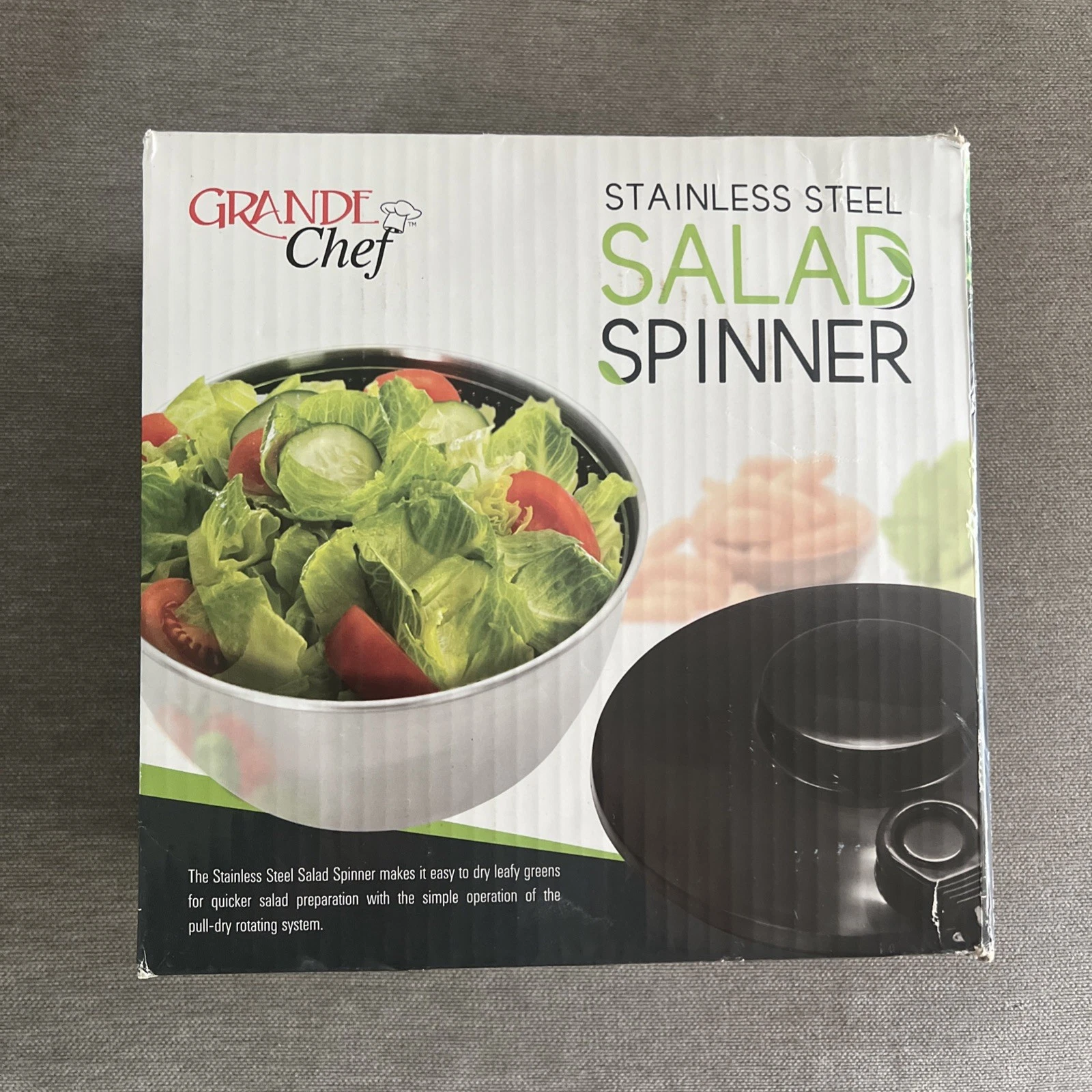 Grande Chef Stainless Steel 5 Quart Salad Fruit Spinner
Opens in a new window or tab
