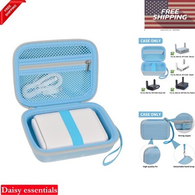 Travel WiFi Router Case for GL MT1300 AR750S Router Storage Box Blue