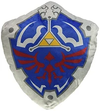 Sanei Legend of Zelda Plush Cushion Hylian shield W38 × D12 × H40cm (5 × D4.7 ×