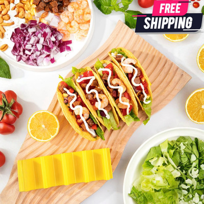 1pcs Wave Taco Holder Stand 4 Tacos Rack Tray Hard Shell Kitchen Tools BPA Free