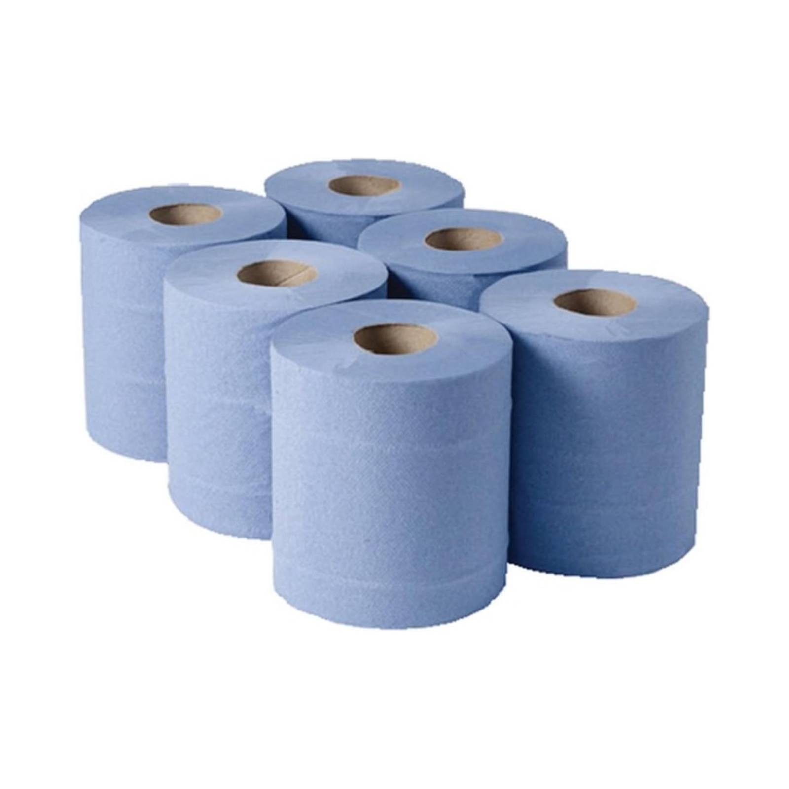 2Work Centrefeed Roll 2-Ply 150m Blue Pack of 6 KF03805 KF03805 - Image 2