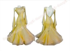 Handmade Dance Dress/Standard Ballroom Competition smooth Waltz Tango Costume