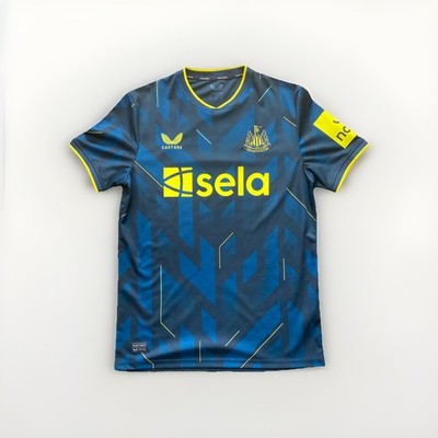Newcastle United Castore Third Shirt 2023/24 blau gelb Fußball Trikot Größe M