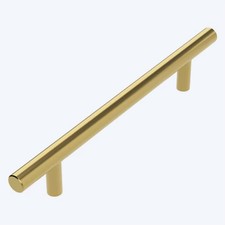 NEW Style Selections 25 Pack Brushed Gold Cabinet Handles Drawer Pulls 5-1/16"