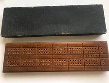 VINTAGE DRUEKE GRAND RAPIDS CRIBBAGE BOARD GAME with BOX