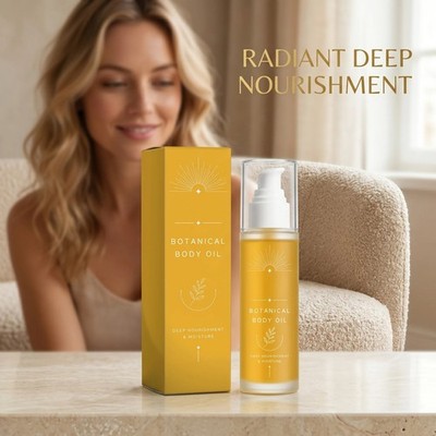 Evora Botanical Body Oil with Wakame Algae & Brazil Nut Natural Skin Care Oil US