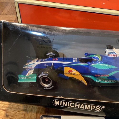 Miniature F1 Minichamps 1/18 – Sauber Petronas C22 De Frentzen (2003, Sans Boîte)
