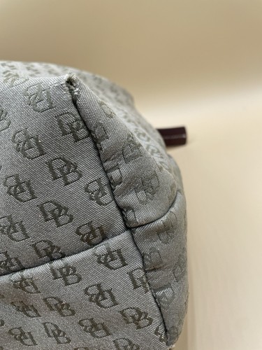Vintage DOONEY AND BOURKE Monogram Purse Light Green With Issues - Picture 17 of 24