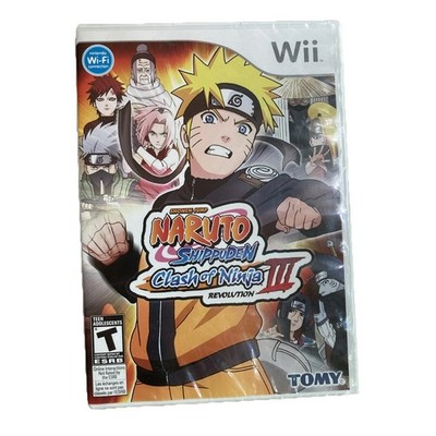Naruto Shippuden: Clash of Ninja Revolution 3 (Nintendo Wii, 2009) NEW SEALED