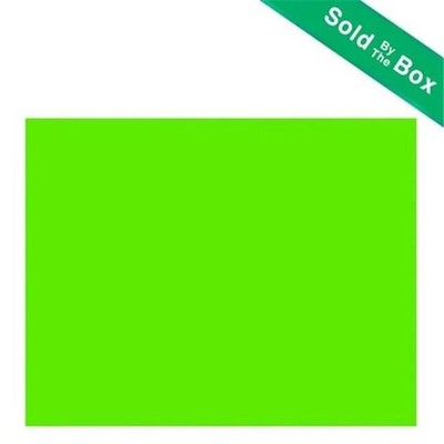 Bazic 22 x28 Fluorescent Green Poster Board Case of 25