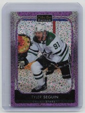 O-Pee-Chee Platinum 2021-22 Tyler Seguin Violet Pixels 276/299 #14 Hockey Card