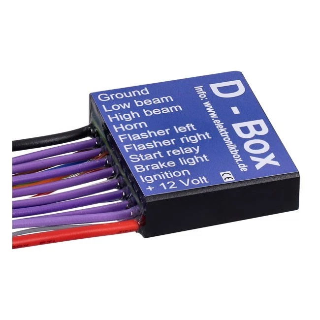 Elektronikbox Version D Motorrad Steuerbox für Taster Custombike Lenkertaster - Bild 2 von 4