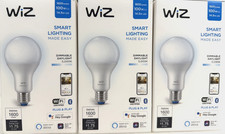 WiZ 100W Equivalent, A21 Daylight LED Smart Bulb - Pack of 3 - E26 -FREE S/H