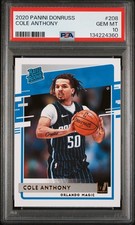 2020 PANINI DONRUSS #208 COLE ANTHONY PSA 10