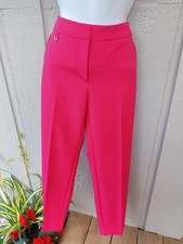  89 Adrianna Papell Dress Pants Women's Straight Leg Hot Poppy /Red , Sz 8,NWT