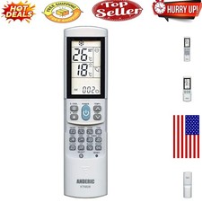 Universal Air Conditioner Remote with Smart Modes  Backlit Display