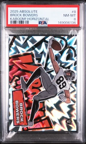 2025 Panini Absolute Countdown Calendar Brock Bowers Base (RAW)