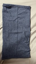 Long Neck Gaiter Mask With Filter Pocket UNISEX Heathered Gray