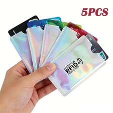 5/10 RFID Blocking Sleeves Credit Card Protector Holders Theft Protection Secure