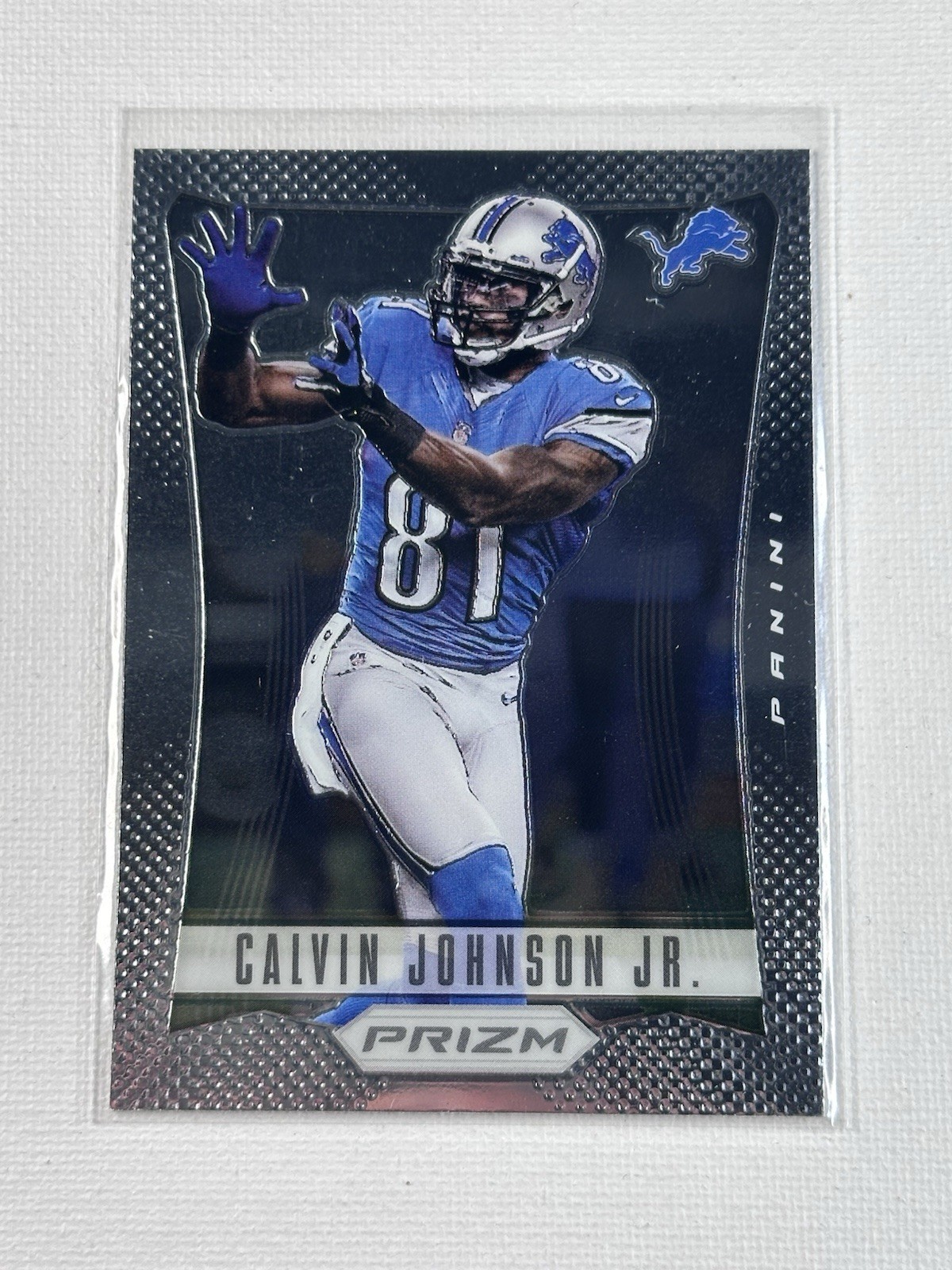 2012 Panini Prizm ~ Calvin Johnson ~ 64 ~ Lions