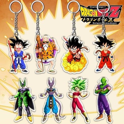 Anime Acrylic Keychain Clear Charm Backpack Pendant