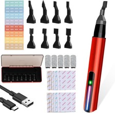 Mini Electric Detail Sander Tool With Usb Charging 8 Sanding Heads