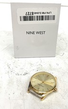 Nine West Women's Japanese Quartz Dress Watch, Gold, No Band, 610D