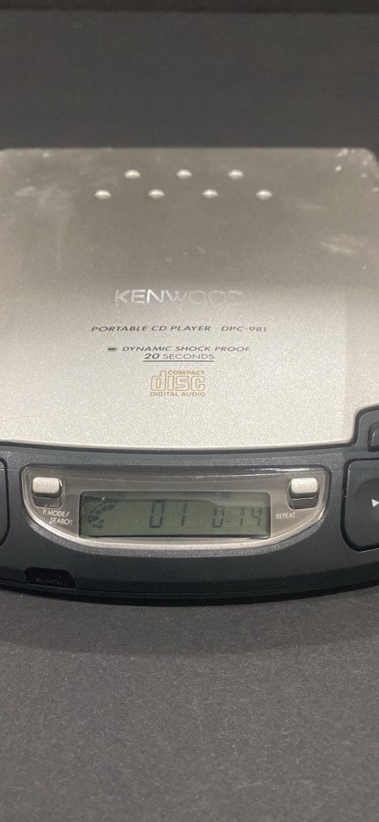 VTG Kenwood DPC-981 Portable CD Player with AC Adaptor Earphones