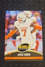 2025 Upper Deck World of Sports Jahdae Barron #163 (RC) Texas Longhorn Football