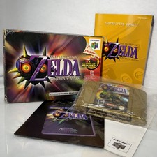Legend Zelda Majoras Mask Collectors Edition Holo Complete CIB Nintendo 64 N64