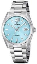 Festina Acero Clasico (40mm) Light Blue Dial / Stainless Steel Bracelet