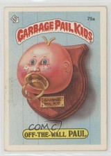 1985 Garbage Pail Kids Series 2 Off-The-Wall Paul (Jolted Joel Puzzle Back) 1dv7