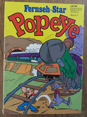 Fernseh-Star POPEYE 4 Taschenbuch - POPEYE Nr.4 - Ehapa 1980  - TB4 - Comic
