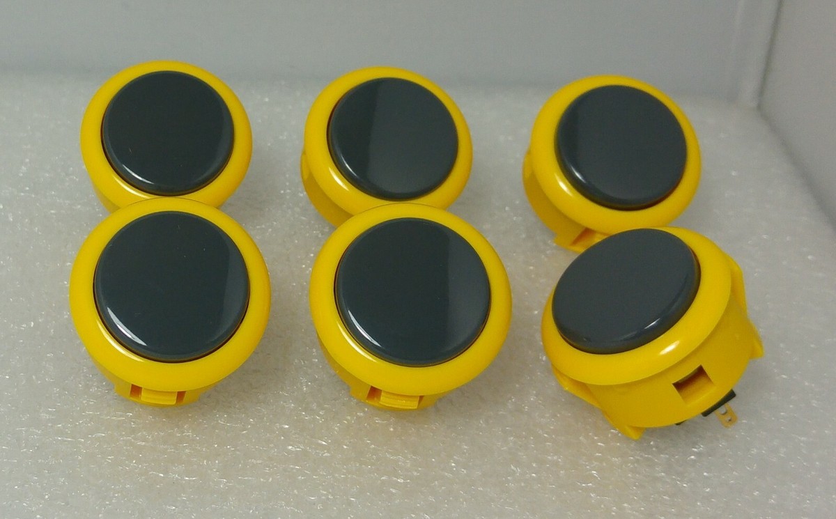 ミニカー SANWA MTAS. HIGH RESPONSE Japan Sanwa Clear Yellow Joystick & Dust Tube Set Video