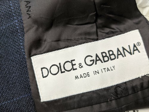 DOLCE & GABBANA Wool Silk Unconstructed Check Tweed Blazer Coat Jacket 48 38 US - Picture 7 of 8