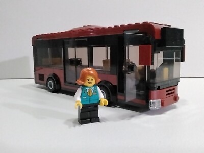 LEGO 60335 City Train Station Bus Only Bag 3-4 + Parts for Build a Dark Red LEGO