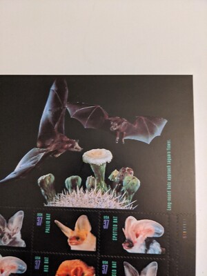 Collector’s Pick: Night Friends American Bats Stamps – Sheet Of Twenty 37¢ Stamps (Scott 3661-64) - View #7