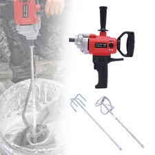 2400W 1200rpm Corded Electric Drill Mixer Concrete Mud Drill Mixing Tool Machine