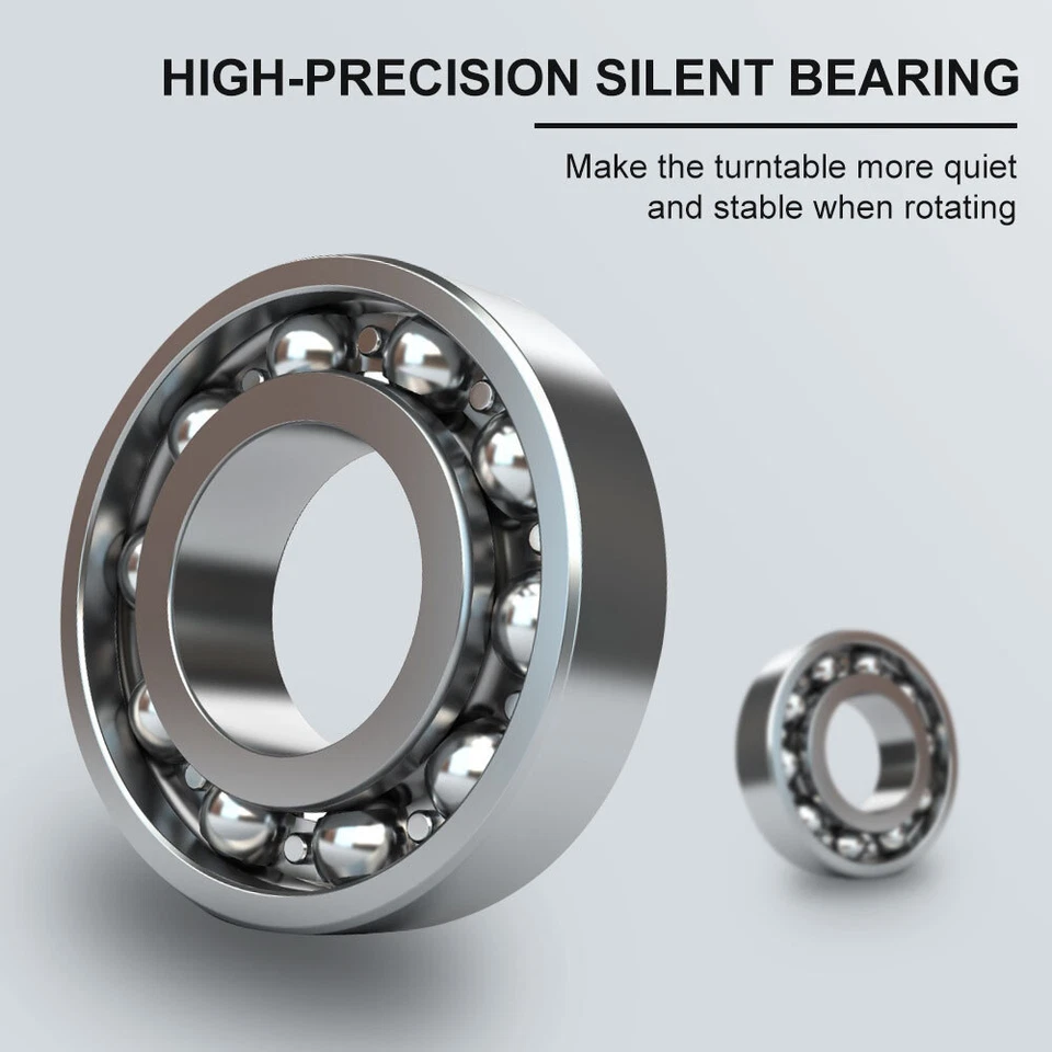 Toca-discos de alumínio 12 pol. suporte giratório para decoração de bolo suporte giratório para bolo - Imagem 4 de 4