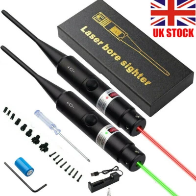 Mira para rifle calibre .177 a .50 ajustable de caza rojo verde