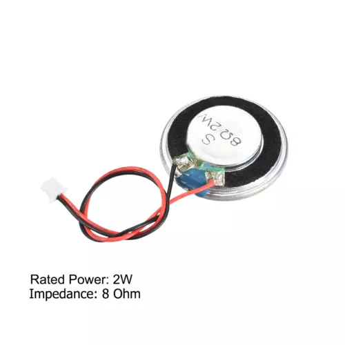Altavoz magnético micro interno 2W 8 Ohm 2 piezas 28 mm de diámetro con cable pin - Imagen 3 de 11