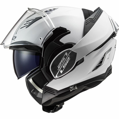 CASCO MODULARE APRIBILE LS2 FF900 VALIANT II 2 SOLID BIANCO LUCIDO WHITE |  eBay