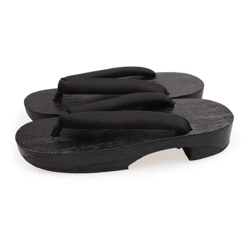 Women Japanese Flat Geta Clog Kimono Flip-flop Wood Slipper Sandal Cosplay Shoes - Bild 2 von 15