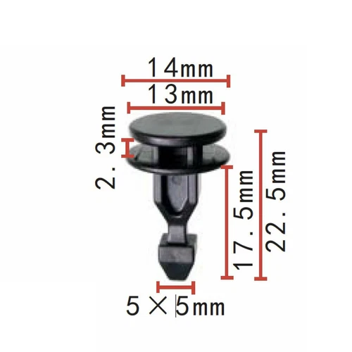 10pcs Car Engine Bulkhead Cover Striker Retainer Clips for Honda 91547TZ5A02 - Picture 1 of 4