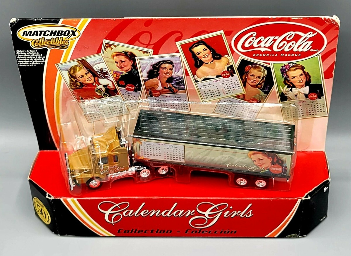 Matchbox Coca-Cola Semi Truck #6 Calendar Girls Sep/Oct 1947 1/64
