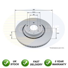 Brake Disc Front SJR Fits Mazda CX-5 2017- 6 2018- CX-9 2016- 2.2 D 2.5 #1