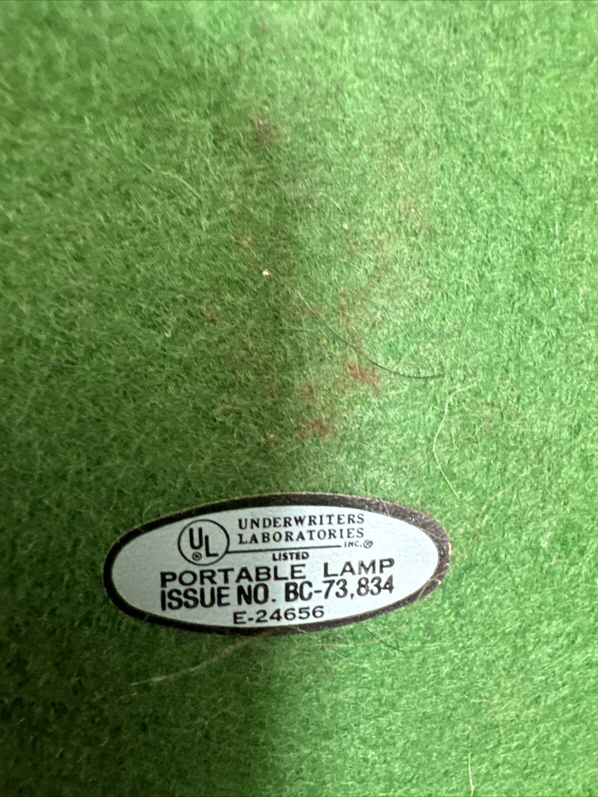 VTG ALSY 3 Arm Brass Plated French Horn Style Bouillotte Table Lamp NO Shade 22”