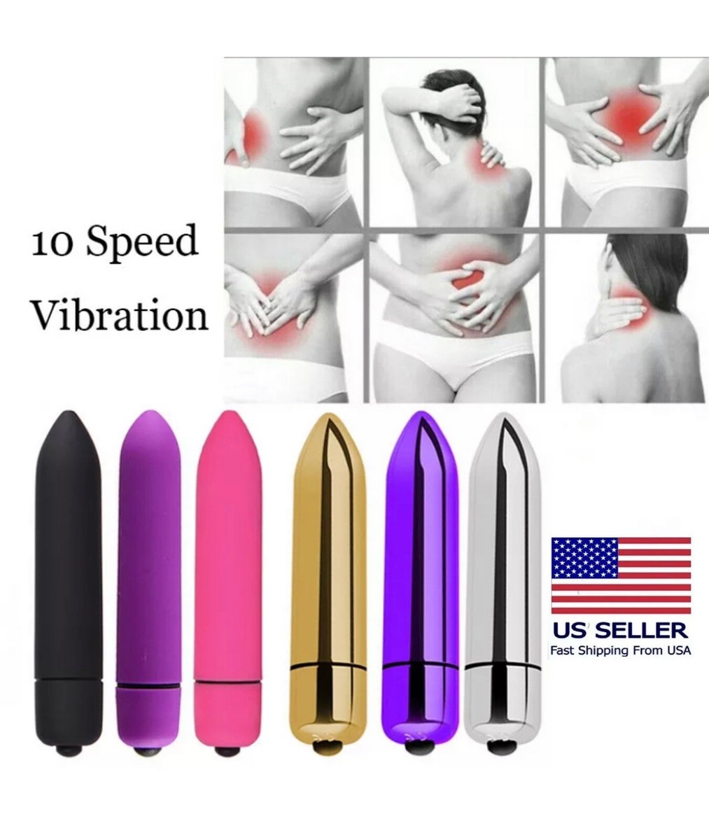 10 Speed Mini Vibrating Bullet Waterproof Full Body Massager Wand Vibrator  Women | eBay