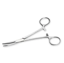 Redland Dental Halsted Mosquito Forceps 5" (12.5cm) Curved with Locking Features