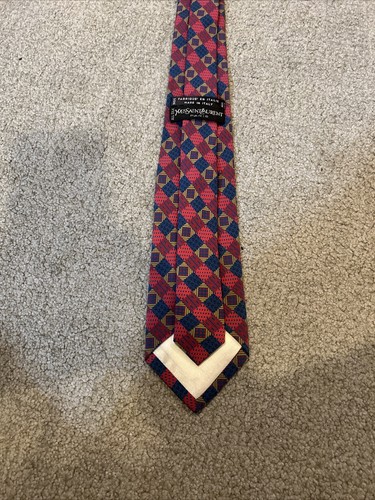 Vintage Yves Saint Laurent YSL 100% Silk Neck Tie Made In Italy - Picture 3 of 8